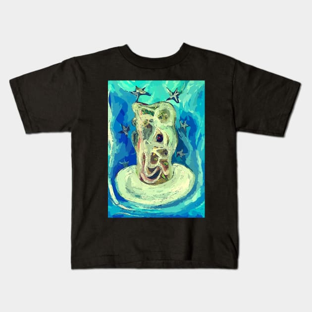 Form And Stars Kids T-Shirt by SpieklyArt